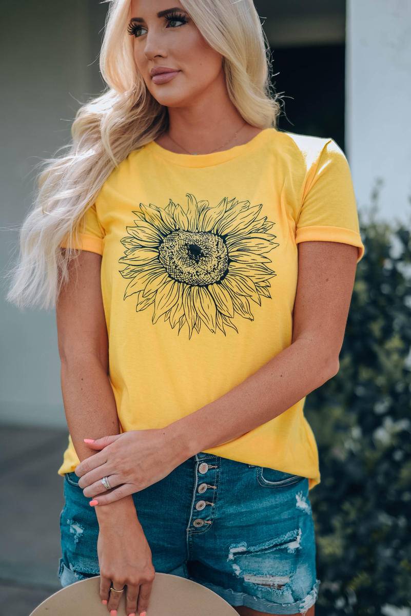 Sunflower Base Short Sleeve T-Shirt