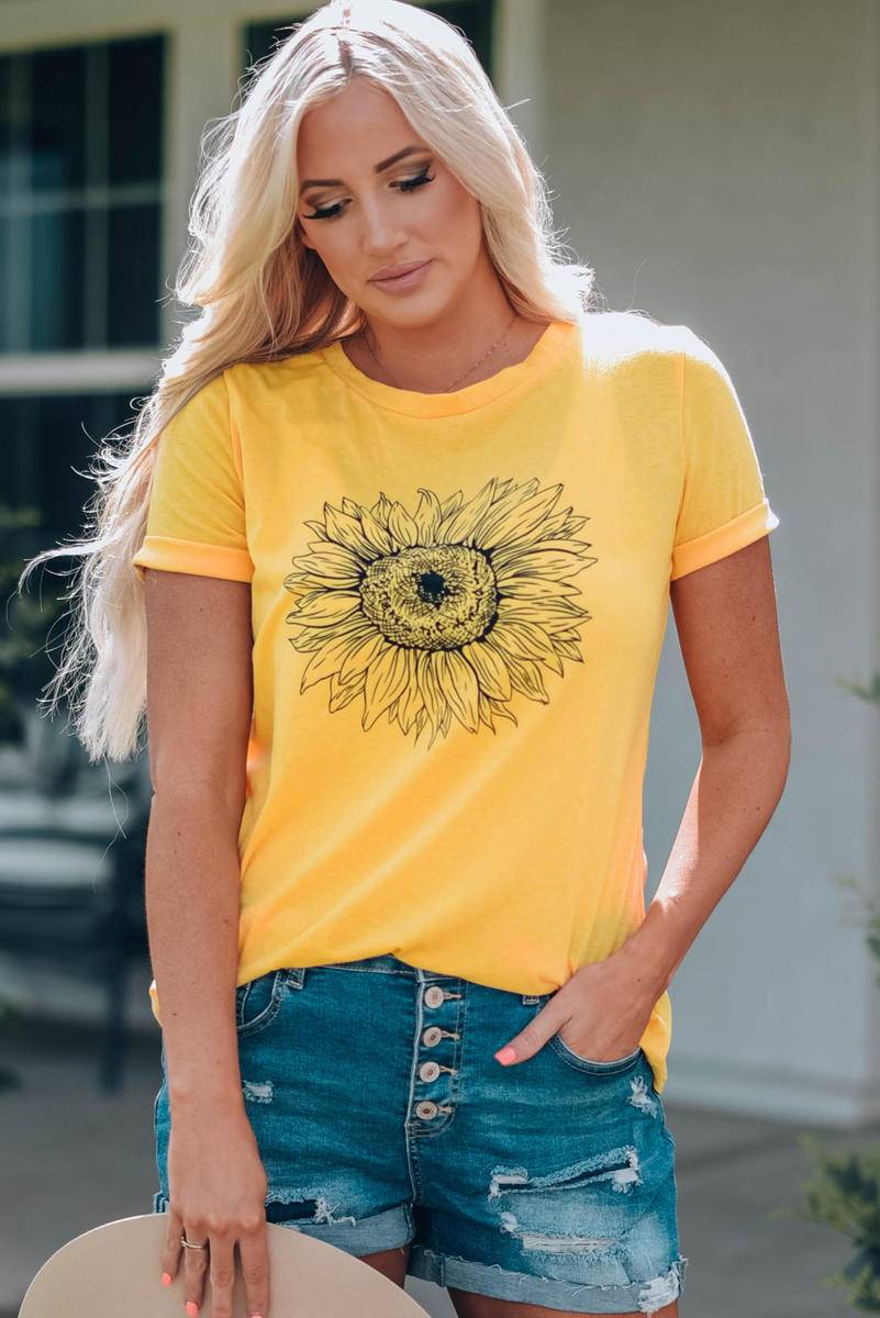 Sunflower Base Short Sleeve T-Shirt