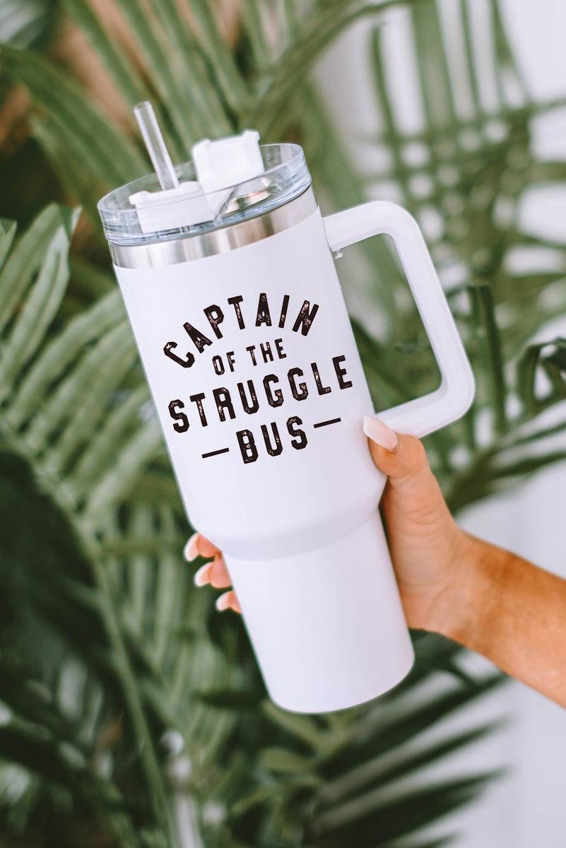 Slogan Print 304 Stainless Steel Insulate Cup 40Oz