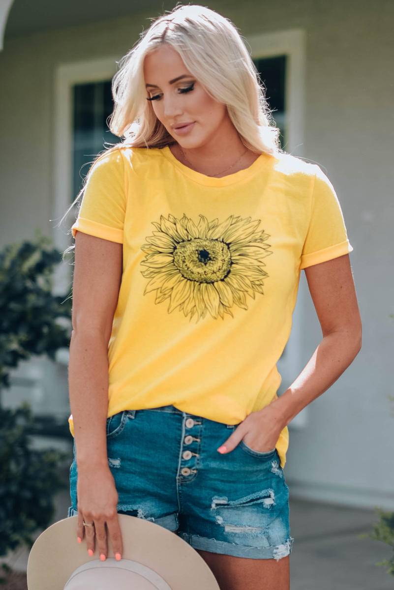 Sunflower Base Short Sleeve T-Shirt